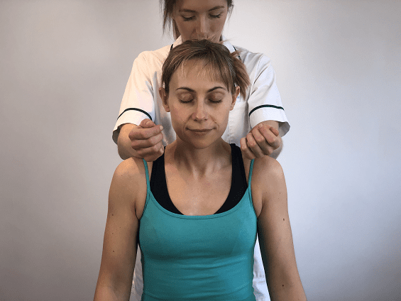 muscle tension in shoulders testing osteopathy