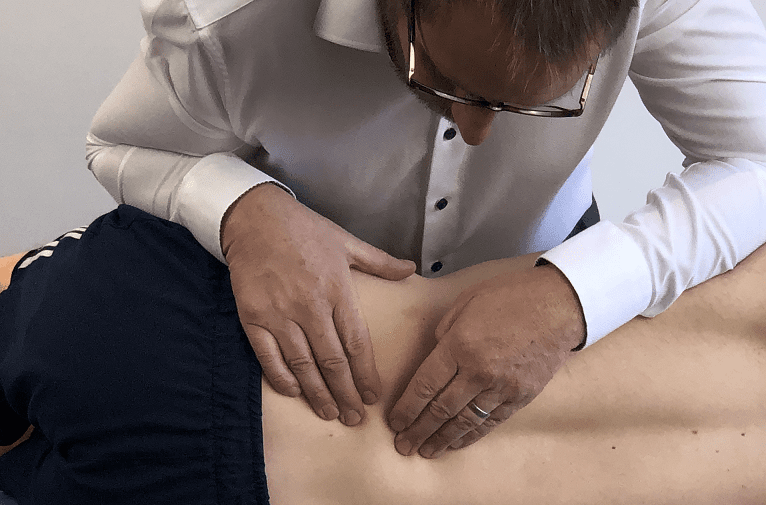 michael lumbar hvt treatment articulation gapping osteopathy