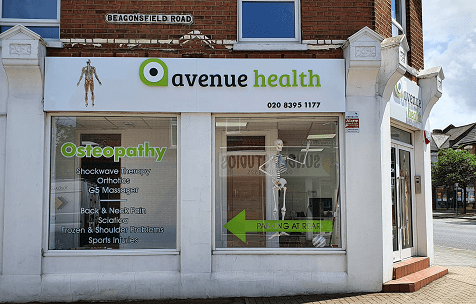 Avenue health Surbiton practice Ewell Road, Osteopathy