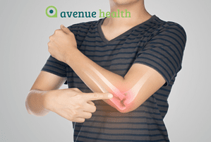 Tennis elbow with bones shockwave therapy