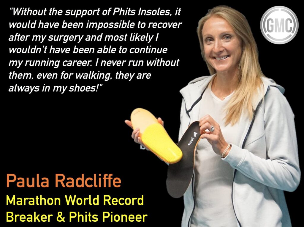 Paula Radcliffe Avenue Health Phits orthotics